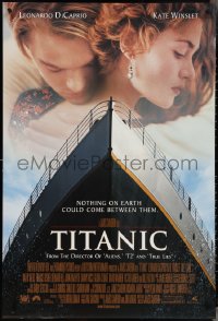 4g1070 TITANIC revised int'l DS style A 1sh 1997 Leonardo DiCaprio, Kate Winslet, James Cameron!