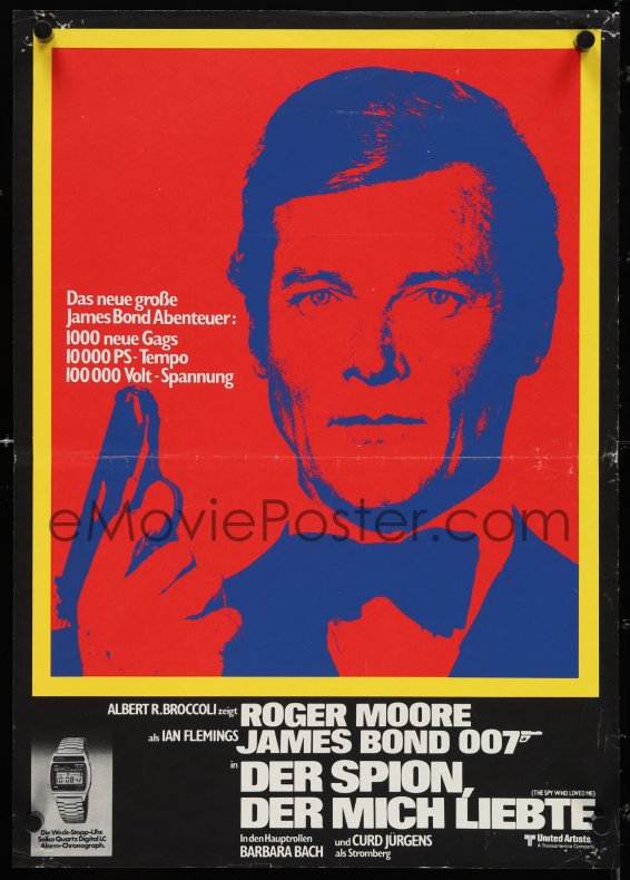 eMoviePoster.com: 4g0441 SPY WHO LOVED ME German 16x23 1977 Roger Moore ...