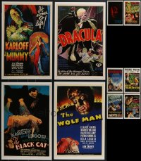 4h0065 LOT OF 10 UNIVERSAL MASTERPRINTS 2001 all the best horror movies including Dracula & Mummy!