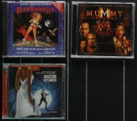 4h0027 LOT OF 3 MOVIE SOUNDTRACK CDS 1990s Barbarella, Living Daylights, The Mummy Returns!