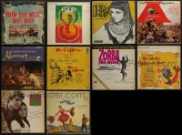 4h0011 LOT OF 10 MOSTLY MOVIE SOUNDTRACK RECORDS 1960s-1970s great music from a variety of movies!