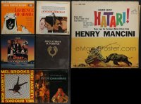 4h0013 LOT OF 7 MOVIE SOUNDTRACK RECORDS 1960s-1970s great music from a variety of movies!