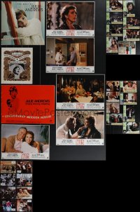 4h0049 LOT OF 46 JULIE ANDREWS NON-US LOBBY CARDS & MISCELLANEOUS ITEMS 1960s-1990s cool scenes!
