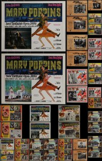 4h0048 LOT OF 53 JULIE ANDREWS OVERSIZED NON-US LOBBY CARDS 1960s-1970s Mary Poppins & more!