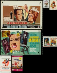 4h1098 LOT OF 8 UNFOLDED & FORMERLY FOLDED JULIE ANDREWS MISCELLANEOUS POSTERS 1960s-1990s cool!