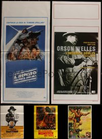 4h0070 LOT OF 8 FOLDED MISCELLANEOUS POSTERS 1960s-1980s great images from a variety of movies!