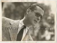 4j0586 ROBERT MONTGOMERY deluxe 10x13 still 1937 caught in a candid informal pose with sunglasses!