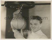 4j0604 WINNER TAKE ALL candid deluxe 11x14.25 still 1932 boxer James Cagney w/speed bag by Lippman!