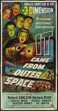 4j0311 IT CAME FROM OUTER SPACE 3D 3sh 1953 Ray Bradbury, fantastic sights leap at you in 3-D, rare!