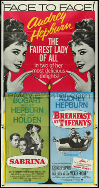 4j0333 SABRINA /BREAKFAST AT TIFFANY'S 3sh 1965 beautiful Audrey Hepburn is the fairest lady of them all, ultra rare!