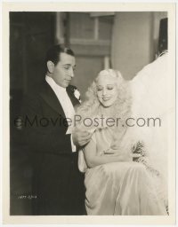 4j1465 BOLERO 8x10.25 still 1934 great c/u of George Raft in tuxedo with sexy fan dancer Sally Rand!