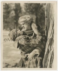 4j1473 CAVE GIRL 8x10 still 1921 great c/u of half-breed Boris Karloff holding Teddie Gerard, rare!