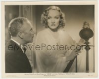 4j1489 DESIRE 8x10 still 1936 close up John Halliday staring at sexy Marlene Dietrich on stairs!