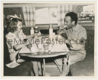 4j1618 SAHARA candid 8x10 still 1943 Humphrey Bogart & wife Mayo Methot between scenes by Ned Scott!