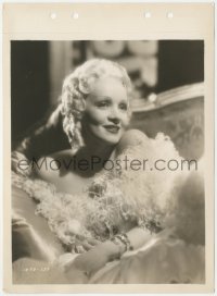 4j1622 SCARLET EMPRESS 8x11 key book still 1934 great c/u of Marlene Dietrich in feathery dress!