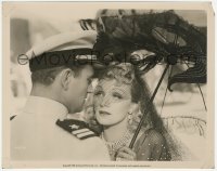 4j1625 SEVEN SINNERS 8x10.25 still 1940 romantic c/u of John Wayne & sexy veiled Marlene Dietrich!