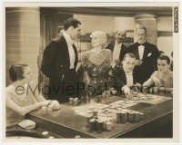 4j1633 SINNERS IN THE SUN 8x10 key book still 1932 young Cary Grant & Carole Lombard play roulette!