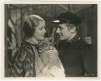 4j1665 ZOO IN BUDAPEST 8x10 still 1933 c/u of Gene Raymond & Loretta Young with lion cub!