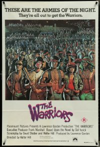 4j0479 WARRIORS Aust 1sh 1979 Walter Hill, Jarvis artwork of the armies of the night!