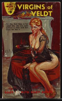 4j1283 VIRGINS OF VELDT paperback book 1962 first time in her adult life, she was nude before a man!