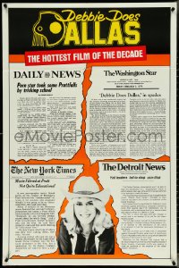 4j0901 DEBBIE DOES DALLAS 1sh 1978 the New York Times says this hottest film's not quite educational