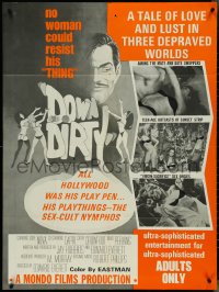 4j0915 DOWN & DIRTY 1sh 1968 ultra-sophisticated, no woman could resist his THING!