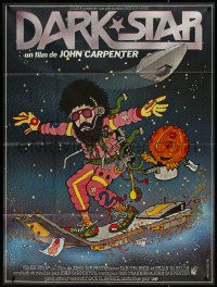 4j0172 DARK STAR French 1p 1980 John Carpenter & Dan O'Bannon, different Lynch Guillotin art!