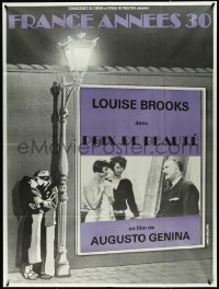 4j0204 PRIX DE BEAUTE French 1p R1980s wonderful different image of Louise Brooks on poster!