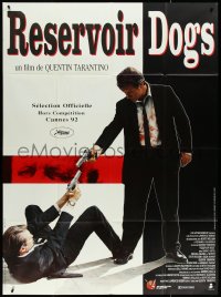 4j0206 RESERVOIR DOGS French 1p 1992 Tarantino, different image of Harvey Keitel & Steve Buscemi!