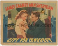 4j0758 CITY FOR CONQUEST LC 1940 James Cagney discovers Ann Sheridan is being abused, ultra rare!
