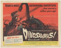 4j0717 DINOSAURUS TC 1960 the most astounding adventure that started a million years ago!