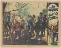 4j0768 FARGO EXPRESS LC 1933 Ken Maynard & Tarzan leading a group of cowboys on horses, ultra rare!