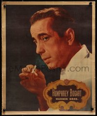 4j0076 HUMPHREY BOGART jumbo LC 1948 best Warner Bros. studio portrait with cigarette, ultra rare!