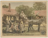 4j0795 REBECCA OF SUNNYBROOK FARM LC 1917 orphan Mary Pickford with kids by stagecoach, ultra rare!