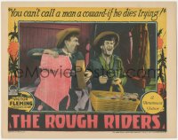 4j0798 ROUGH RIDERS LC 1927 Noah Beery Sr. glares at George Bancroft with basket, ultra rare!