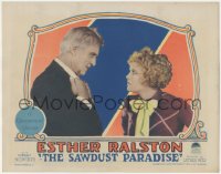 4j0801 SAWDUST PARADISE LC 1928 c/u of Esther Ralston & Hobart Bosworth, gambling, ultra rare!