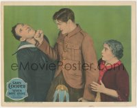 4j0804 SEVEN DAYS' LEAVE LC 1930 kilted Scotsman Gary Cooper punching sailor by his mom, ultra rare!