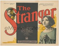 4j0739 STRANGER TC 1924 Richard Dix & Betty Compson let an old man take the blame for murder, rare!