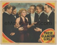 4j0817 THESE GLAMOUR GIRLS LC 1939 sexy Lana Turner's first starring role, charging a dime a dance!