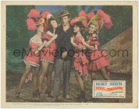 4j0818 TICKET TO TOMAHAWK LC #4 1950 Dan Dailey with sexy unbilled Marilyn Monroe & showgirls!