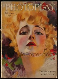 4j0458 PHOTOPLAY magazine February 1921 great cover art of Rubye de Remer by Rolf Armstrong!