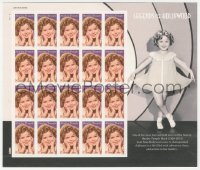 4j1308 SHIRLEY TEMPLE Legends of Hollywood stamp sheet 2015 contains 20 unused postage stamps!