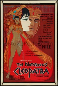 4j1072 NOTORIOUS CLEOPATRA 1sh 1970 cool artwork of Egyptian Sonora & Jay Edwards by Marshall!