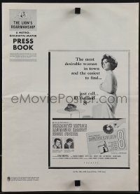 4j0379 BUTTERFIELD 8 pressbook 1960 callgirl Elizabeth Taylor is most desirable & easiest to find!
