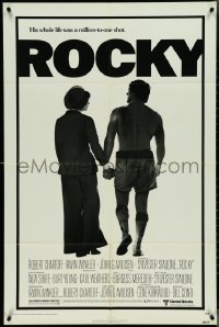 4j1127 ROCKY NSS style 1sh 1976 boxer Sylvester Stallone, John G. Avildsen boxing classic!