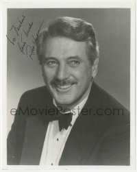 4j1251 ROCK HUDSON signed 8x10 REPRO photo 1980s great smiling portrait with mustache & tuxedo!