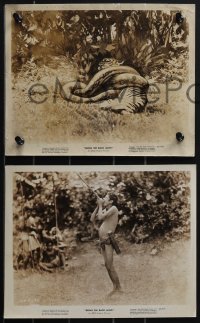 4j1381 BRING 'EM BACK ALIVE 6 from 6.75x9.25 to 8x10 stills R1948 Frank Buck, jungle and art!