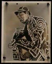 4j1399 SEVEN FACES 4 8x10 stills 1929 Paul Muni in costume as black African American Willie Smith!