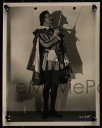 4j1400 SEVEN FACES 4 8x10 stills 1929 cool images of Paul Muni in great costume as Don Juan!