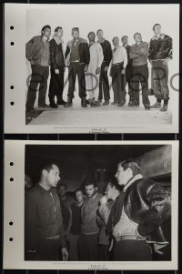 4j1386 STALAG 17 6 8x11 key book stills 1953 William Holden, Otto Preminger, main cast!